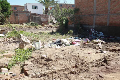 Entre otros daños, algunas escuelas también sufrieron estragos el pasado fin de semana.