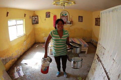 Las viviendas son candidatas para recibir el apoyo de un seguro de daños totales o parciales con el que cuenta la dependencia para este tipo de casos.