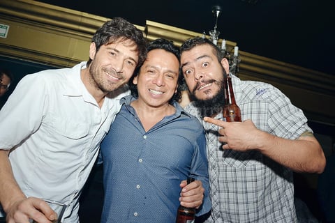 10102016 DE ANTRO.  Héctor, José Luis y Leo.