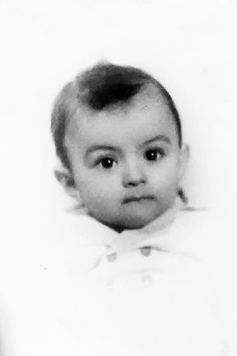 09102016 Enrique Rodríguez Hernández a la edad de un año.