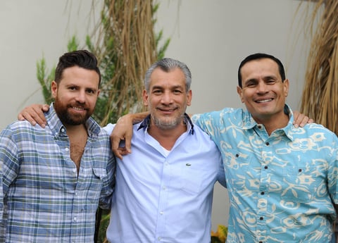 Beto, Arturo y Víctor