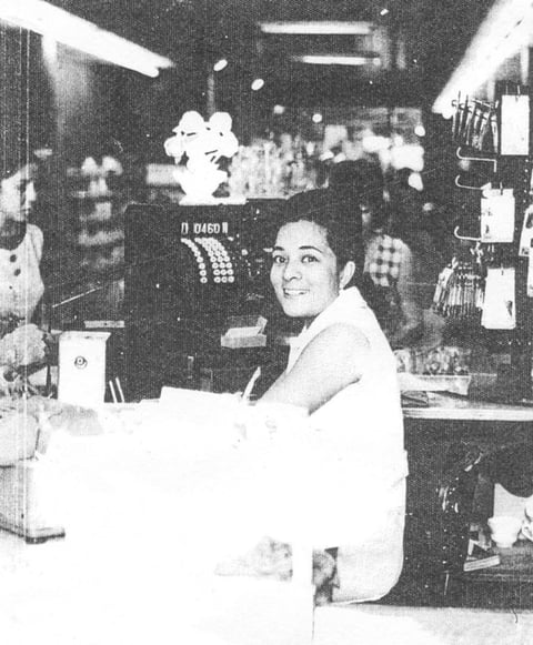 16102016 Marina Sifuentes en París en 1978.