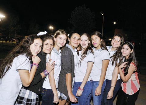 16102016 Isis, Regina, Karola, Anahí, Annel, Cecilia y Marian.