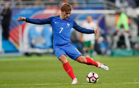 El francés Antoine Griezmann del Atlético de Madrid.