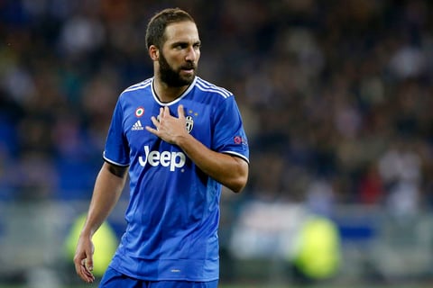 El argentino Gonzalo Higuaín de la Juventus.