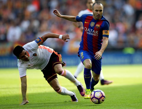 Andres Iniesta del Barcelona