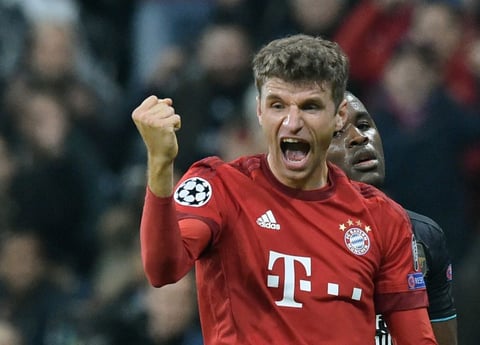 Thomas Muller del Bayern Munich.