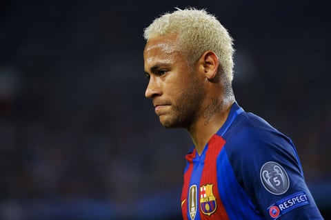 El delantero brasileño del Barcelona Neymar.