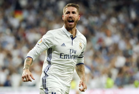 El capitán del Real Madrid Sergio Ramos.