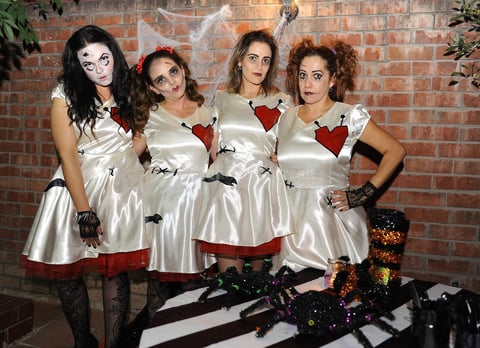 Susana, Lizy, Anilú y Claudia