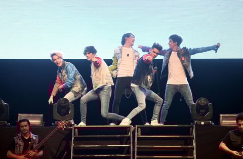 La presentación formó parte de su gira Evolution.