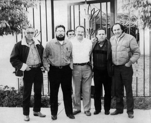 06112016 RaÃºl Zapico (f), JesÃºs Burciaga, Eliseo Veloz, JesÃºs Reyes, Fernando Rangel y Carlos Delgado.