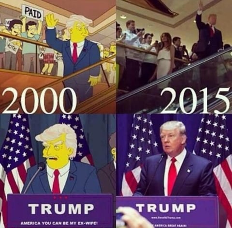 Los Simpson, siempre efectivos en sus predicciones.