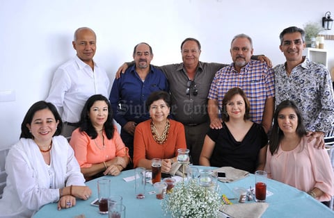 09112016 Tomás, Jorge, Óscar, Juan, Lupita, Cecy, Cynthia y Cony.