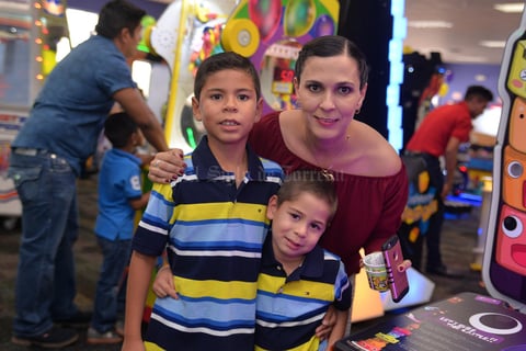 Rossana, Marco y Franco