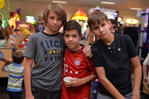 Eugenio, Alejandro y Esteban