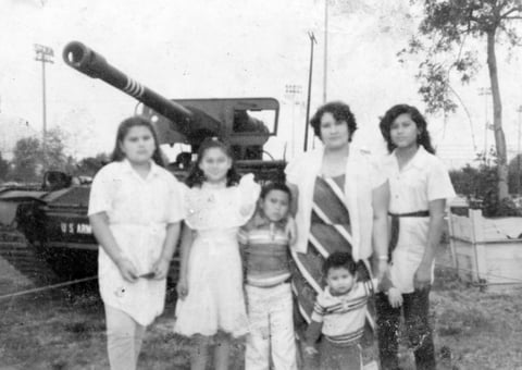 13112016 Familia Rivera Hernández en Los Ángeles, California, en 1984.