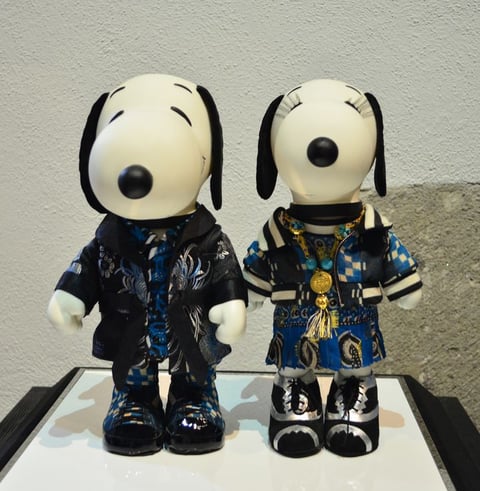 Estas son creaciones de Anna Sui.