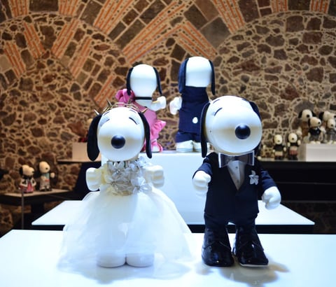 Snoopy está de visita en la Ciudad de México acompañado de su hermana Belle.