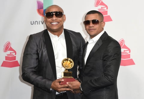 Alexander Delgado y  Randy Malcom Martinez, de Gente de Zona, ganaron como Mejor álbum tropical tradicional por Visualízate.