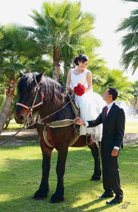 20112016 I.S.C. Andrea A. Zamora Castro contrajo matrimonio con su prometido, el joven M.I.I. José Armando García Bautista. Sus padres son Martha Luz Castro de la Rosa y Francisco Zamora Gómez; María de los Ángeles Bautista Estupiñán y José Armando García Hernández. - Jorge Téllez Fotografía.