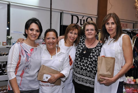 Laura, Martha, Laura, Patricia y Cecilia