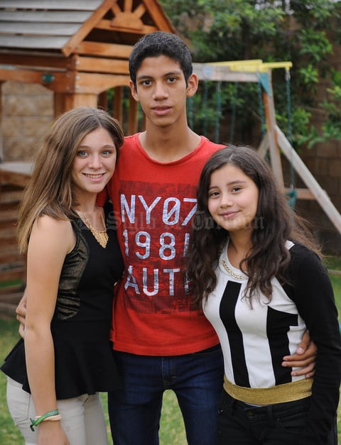 Sofía, Chuy y Diana