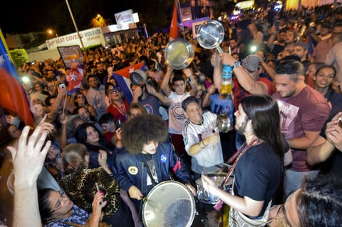 Las celebraciones empezaron desde la madrugada.