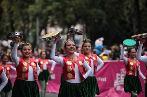 También se presentaron distintas coreografías durante el evento.