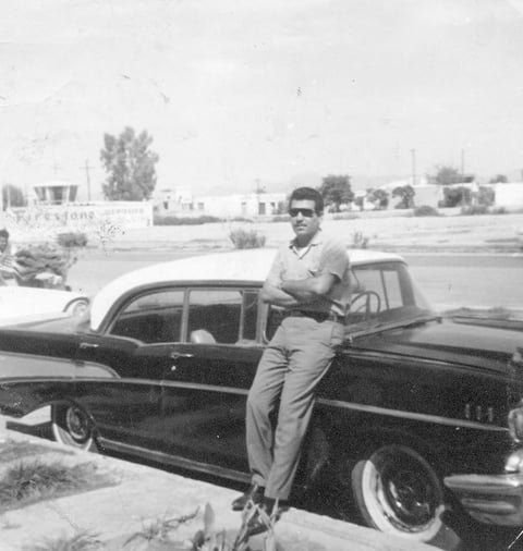 27112016 Heriberto Sandoval Muñoz, en 1960.