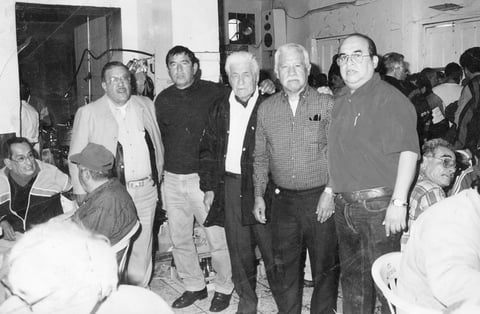 27112016 Zeferino, Octavio Díaz, Agustín Macías (f), Fernando López (f) y Jaime Montoya.