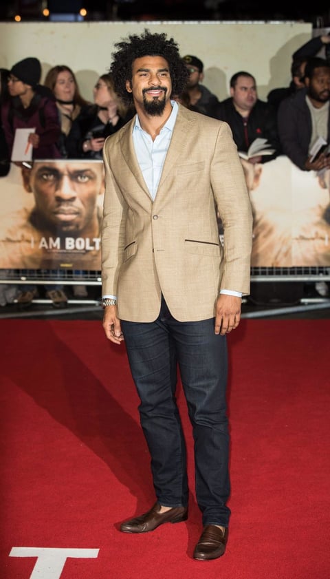 El boxeador británico David Haye.