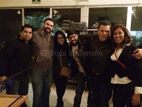 29112016 AMIGOS.  Carlos, Daniel, América, Wenceslao, Heriberto y Esmeralda.