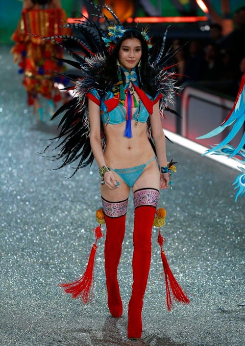 La modelo china Ming Xi.