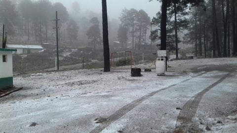 En Tepehuanes amaneció el sábado lloviendo pero a partir de las 10 de la mañana el cielo se despejó y empezó a presentarse mayores espacios de sol.