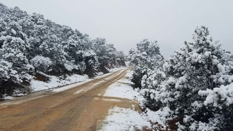 Guanaceví, parte alta de la cabecera.