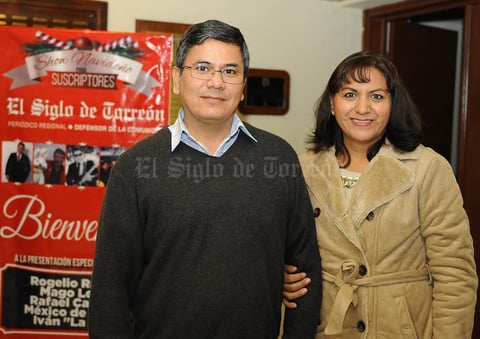 09122016 César Ríos y Yolanda  del Real.