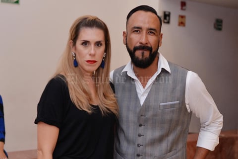 10122016 EN EL NAZAS.  Eugenia y Alejandro.