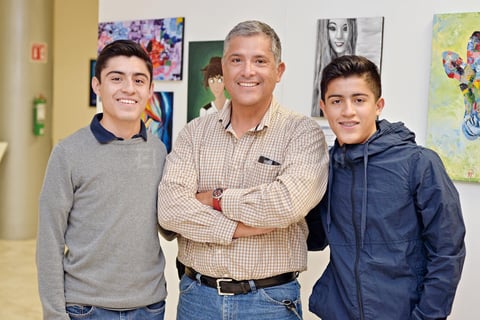 11122016 EVENTO CULTURAL.  Luis, Luis Ernesto y Julio.