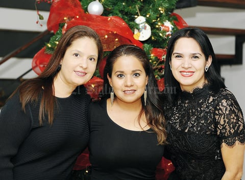 18122016 CONVIVEN.  Erika, Ale y Raquel.