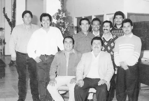 18122016 Ramón, Javier, Francisco, Josué, Elías, Eleazar, Fortino Reyna, Jaime Montoya y Julio López.