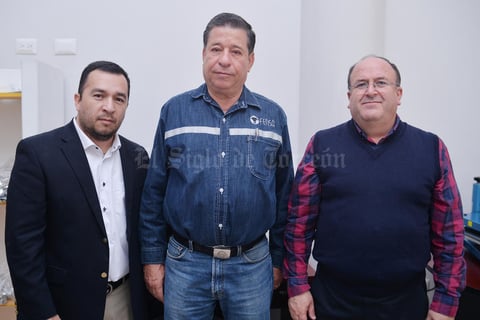 21122016 Jesús Miguel Martínez, Sergio Martínez y Luis Arturo Dávila.