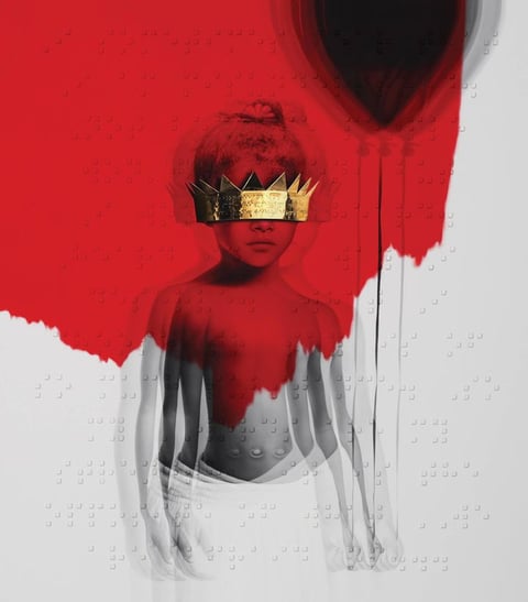 ANTI (Universal), de Rihanna: En la pugna con Lemonade por el gran disco del año firmado por una de sus divas, la barbadense opositó con un trabajo que, sonando igualmente sofisticado y osado, mucho menos inmediato que sus anteriores entregas, renovó las raíces musicales caribeñas y entregó un puñado de canciones que moldearon masivamente 2016, en especial Work, junto a Drake.