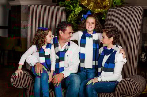 Leopoldo, Roberta, María Roberta y María Isabela 1