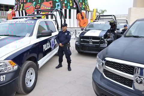 Esta entrega corresponde a una inversión de 13 millones de pesos que es la segunda ministración del programa Fortalecimiento para la Seguridad Pública (Fortaseg), que este año dio a Torreón 46 millones de pesos.