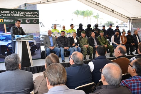 Acompañado del secretario de Gobierno, Victor Zamora Martínez, el Mando Especial, Juan Manuel Díaz Organitos, y representantes de la XI Región Militar, Morán Delgado expresó que “no hay que cantar victoria pero hay que reconocer los avances".
