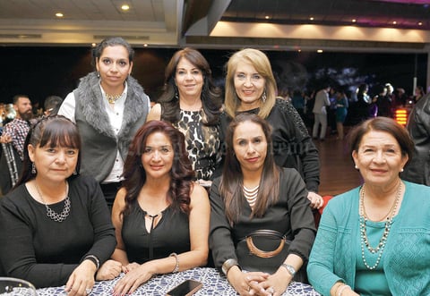 05012017 DISFRUTAN REUNIóN NAVIDEñA.  Janeth, Vicky, Lulú, Haydée, Tere, Mary y Dinorah.