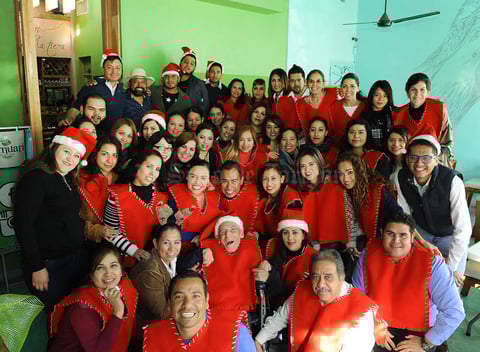 06012017 REUNIÓN DECIMBRINA.  Personal del Colegio San Roberto.