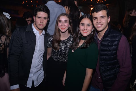 Daniel, María José, Miranda y Adrián