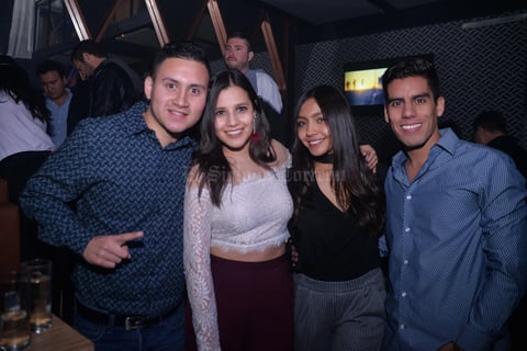 Esteban, María, Ale y Julio